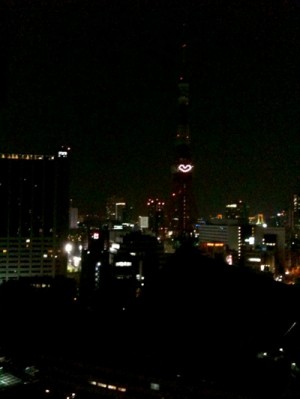今夜の東京タワー