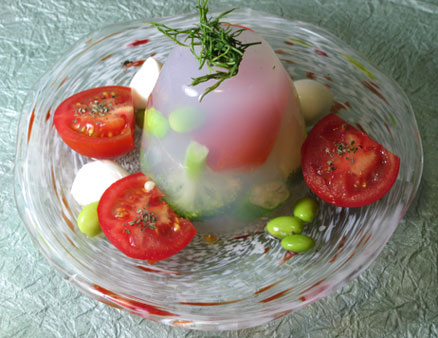 夏野菜のゼリー