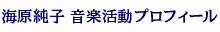 音楽活動プロフィール